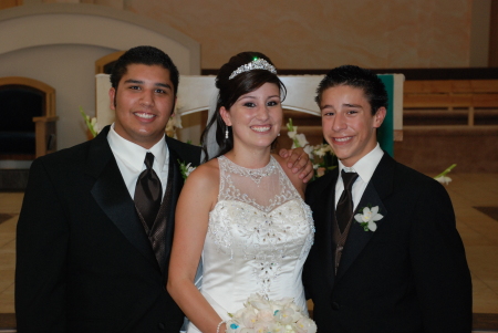 Jessica and her bothers Anthony and Ruben