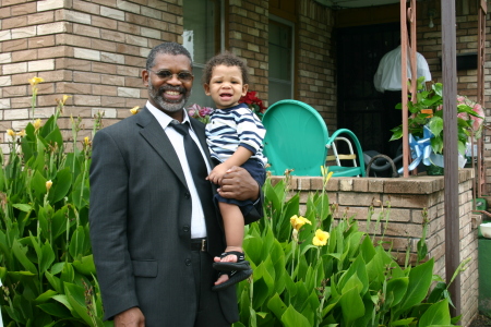 My Grandson and me in Tulsa, OK (2004)