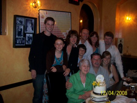 Dana's and my families with mom & dad