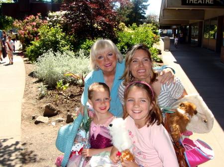 Alison and granddaughters