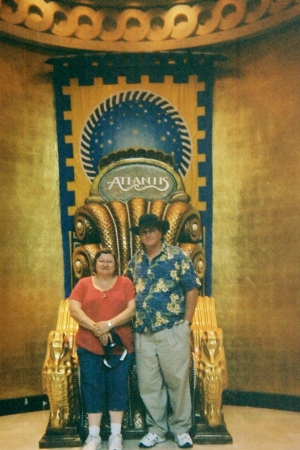 Me and Bud at the Atlantis Hotel