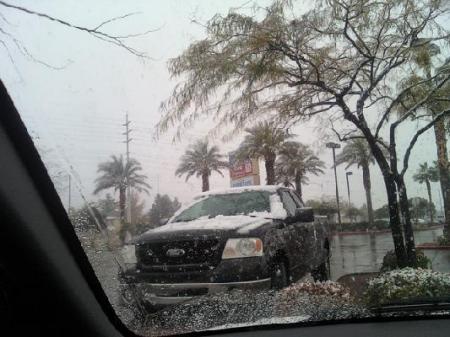 Snow in Las Vegas 2008