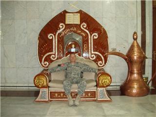 Saddam Hussein's Palace Chair