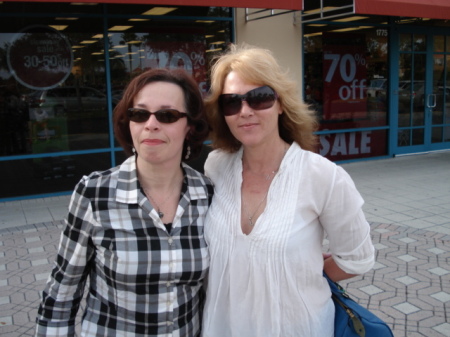 Lorri and me in Vero at the Outlet Mall