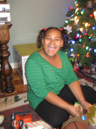 Granddaughter, Tasheona, Christmas 2008.