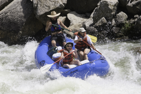 White water rafting at Tamarack