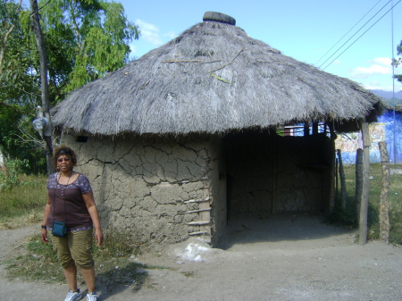 Copan--House in Mayan village