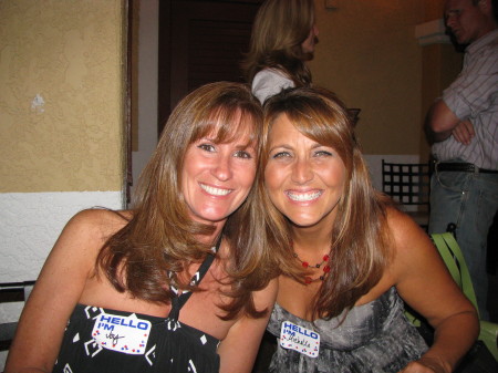Michelle and I at our reunion 8/08