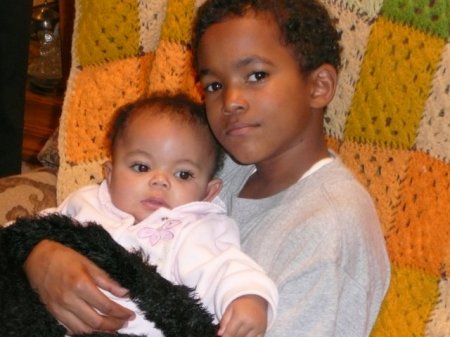 Son AJ and Grand Niece Nyasia