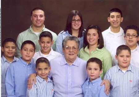 Abuelita with all her gandchidlren