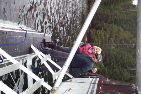 Fishing off the float plane