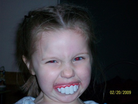 madison and her bubba teeth