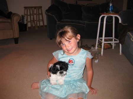 RYLEE AND HER NEW PUPPY KLOE