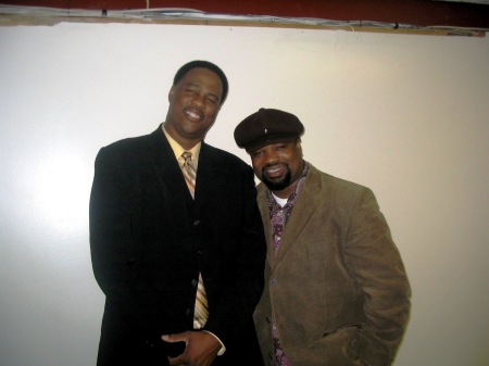 Me and pastor Hezekiah Walker