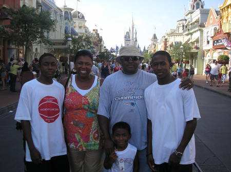 B-Moe and the fam at Disney World 2007