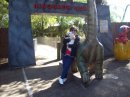 Me, Tinkerbell & an unnamed dinosaur 11/08
