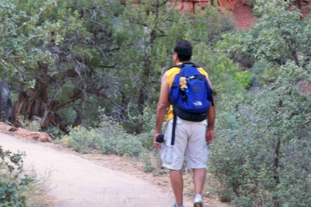 hiking Zion National park