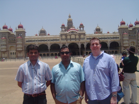 Grant at Mysore Palace, India