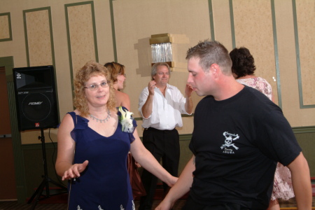 Me dancing at my daughter's wedding   2007