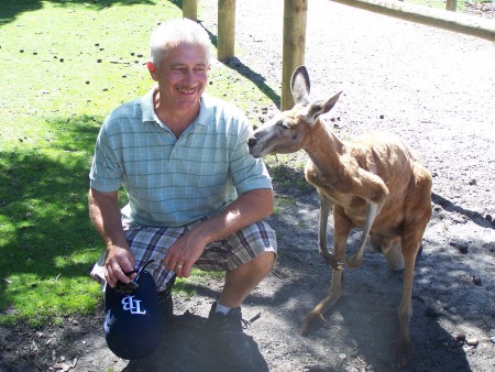 Kissed by an old kangaroo