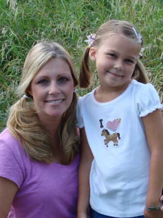 my daughter and me... august 2008