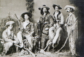 William Frederick "Buffalo Bill" Cody (3rd in row)