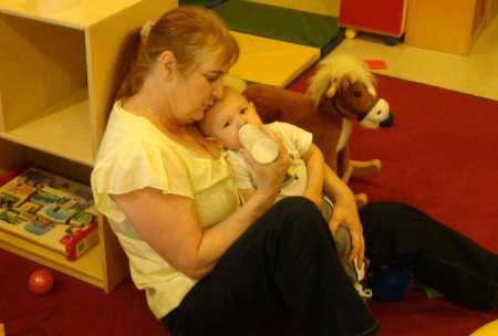 Brayden and Me at Grandparents Day at DayCare