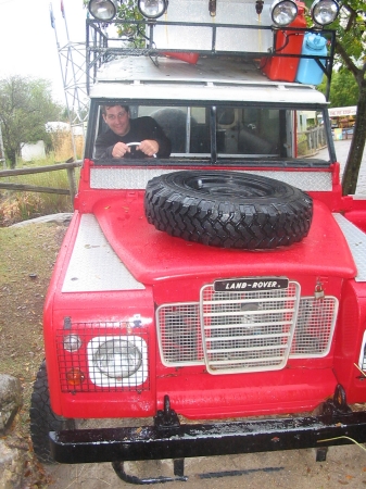 bg mike in truck