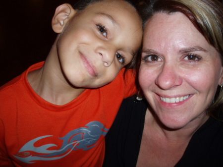 me and my lil' boy, Noah...he's 8!
