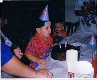 Will's 5th Birthday, 1996