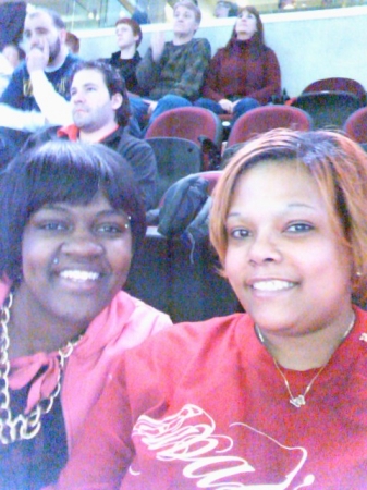 Mush n Ms Mal at the beatdown Cavs vs Detroit