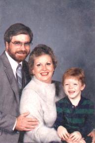 Tomm, Cyndi and Joshua in 1986