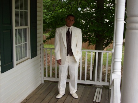 my son before his 8th grade prom