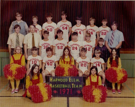 Harwood Basketball Team 1971