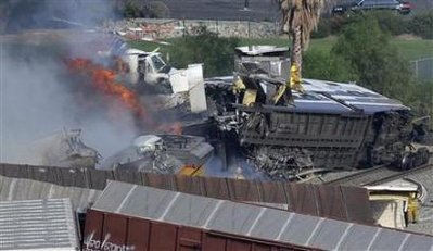 Sept.2008 Metrolink vs Freight Train Crash