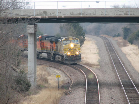 Kansas/train going to KC