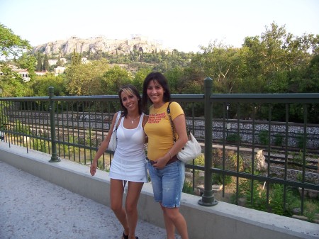 Irini and Katina back home in Greece