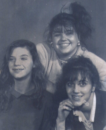 cheryl with friends 1988-89