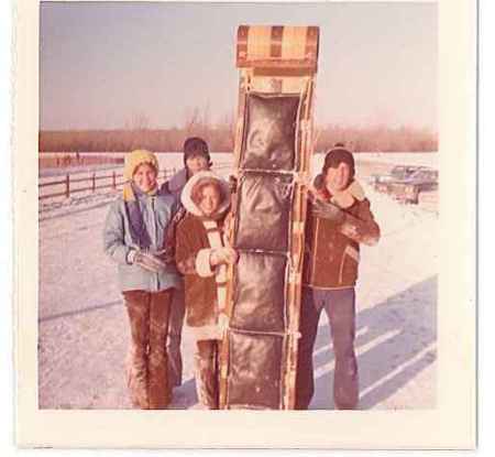 At a toboggan run