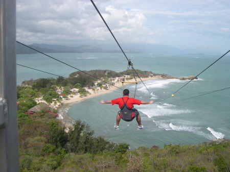 Zipline in Labadee 2008