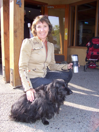 Susan and Roxanne the Dog