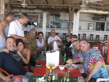 Family and friends at Rocky Point Mex.