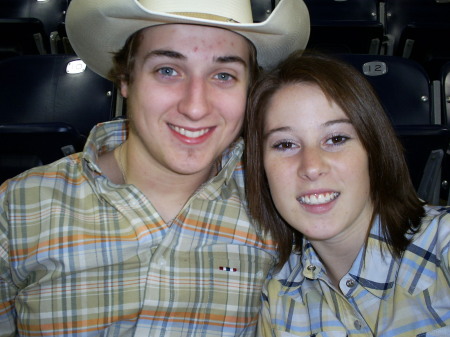 Ann Marie & Trae at the Rodeo