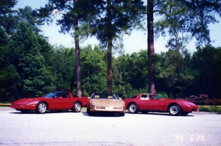 3 of our Vettes