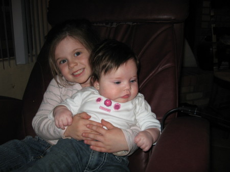 My grandaughters, Reagan & Adalyn