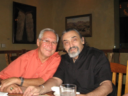 Yours truly with my best friend Bob Ringler.