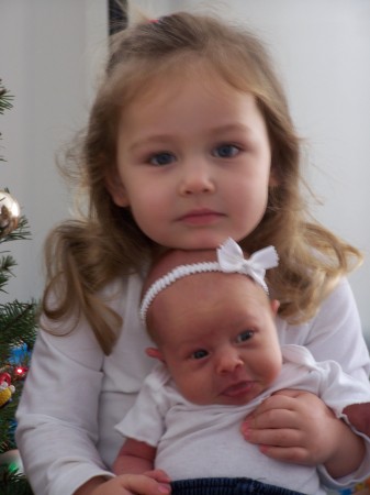Granddaughters Audrey and Gracie