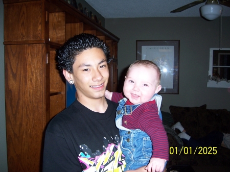 My Son Bryan, and Grandson Dylan