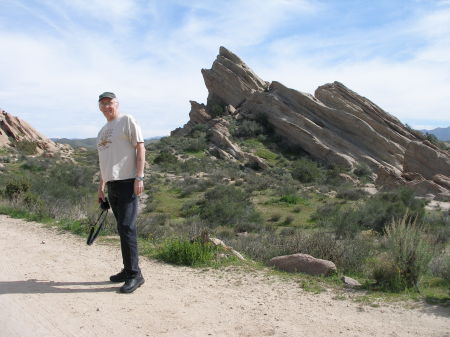 Bill Munsel at Vasquez Rocks