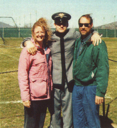 bruce and becky and bruce jr, at  west point